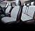 Комплект накидок на сиденье PREMIER VOY1400 серый поперечная прострочка алькантара 4 шт