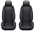 Комплект накидок на сиденье SENATOR FLASH SC030011 черный экокожа 2 шт